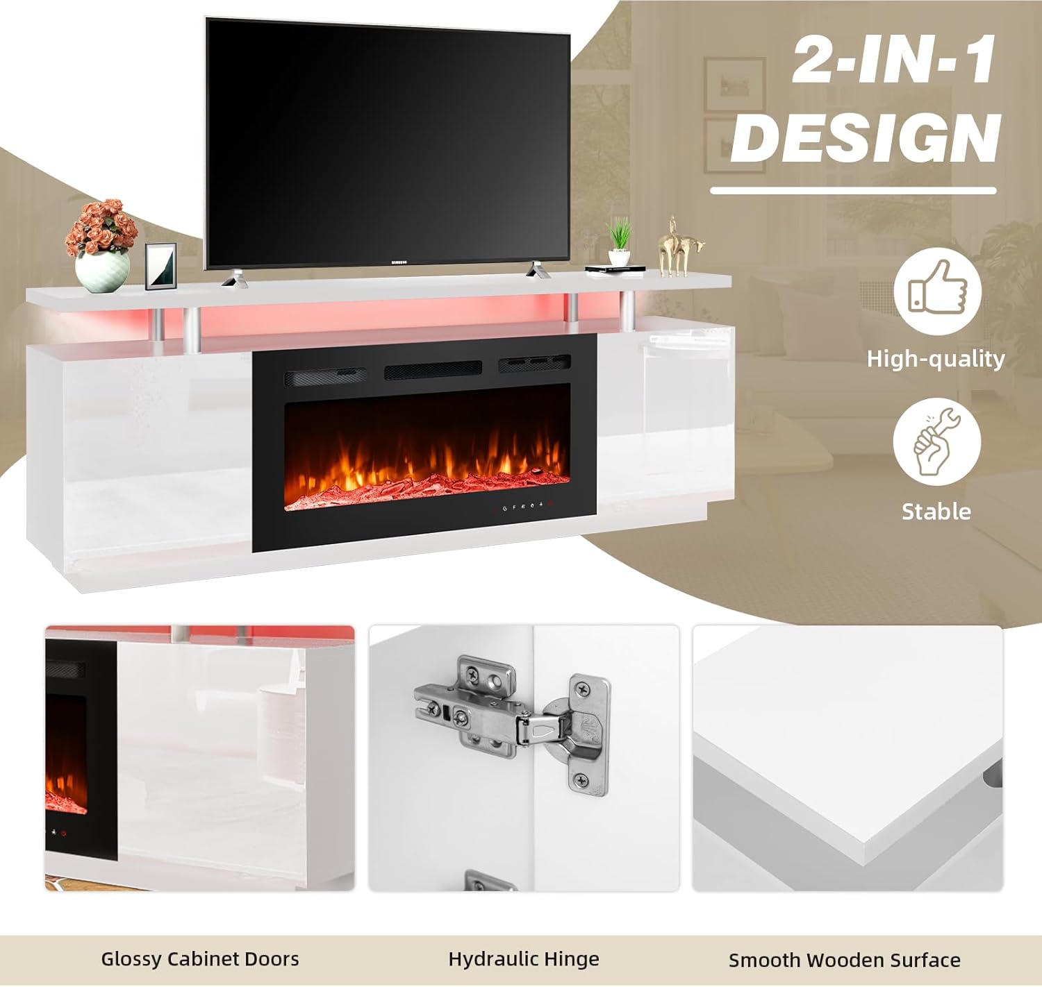 70-inch-entertainment-center-with-fireplace
