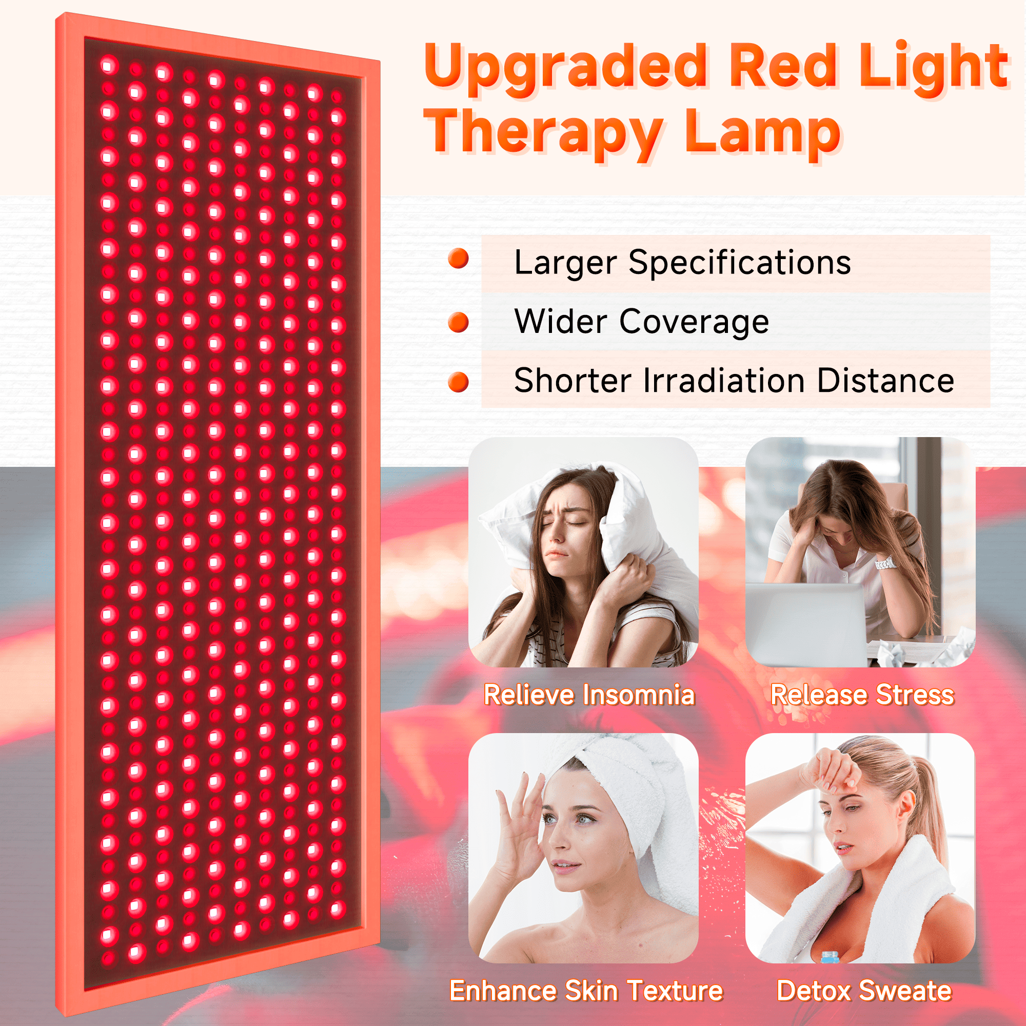 HOMREST 2-Person Indoor Infrared Sauna for Home, Far Infrared Sauna with Red Light Therapy, Chromotherapy Lighting, 6 Carbon Heaters & Bluetooth Speaker, Walnut