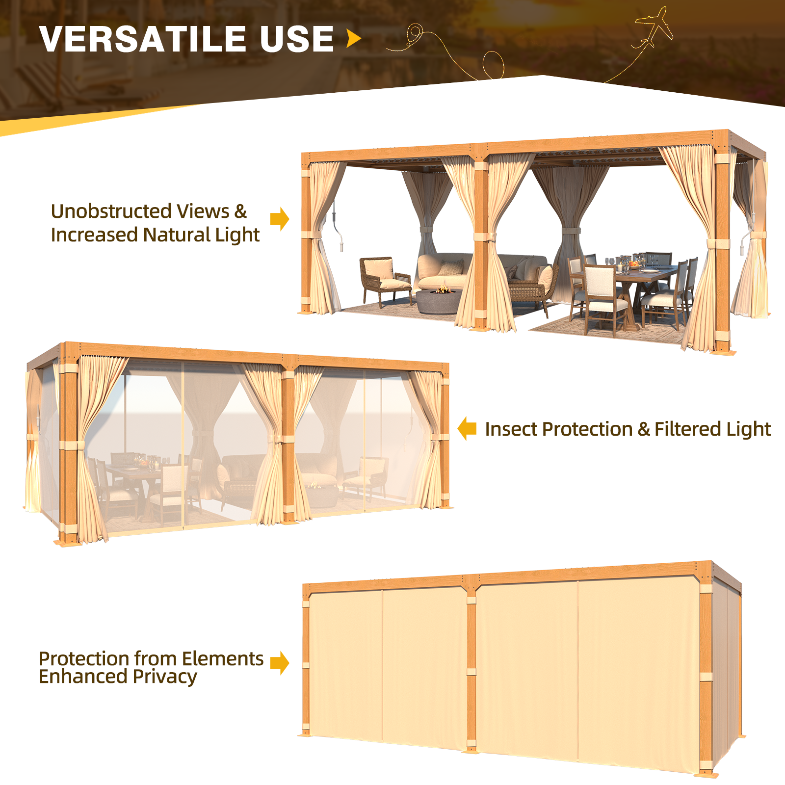10x20 pergola