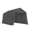 HOMREST 8x14 ft Heavy Duty Carport with Metal Frame & Vents, Portable Garage Shed for Bikes, Motorcycles, ATV Car and Outdoor Tools