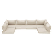 Outdoor Replacement Cushions for 6-Seat Patio Conversation Sets, Beige | Homrest