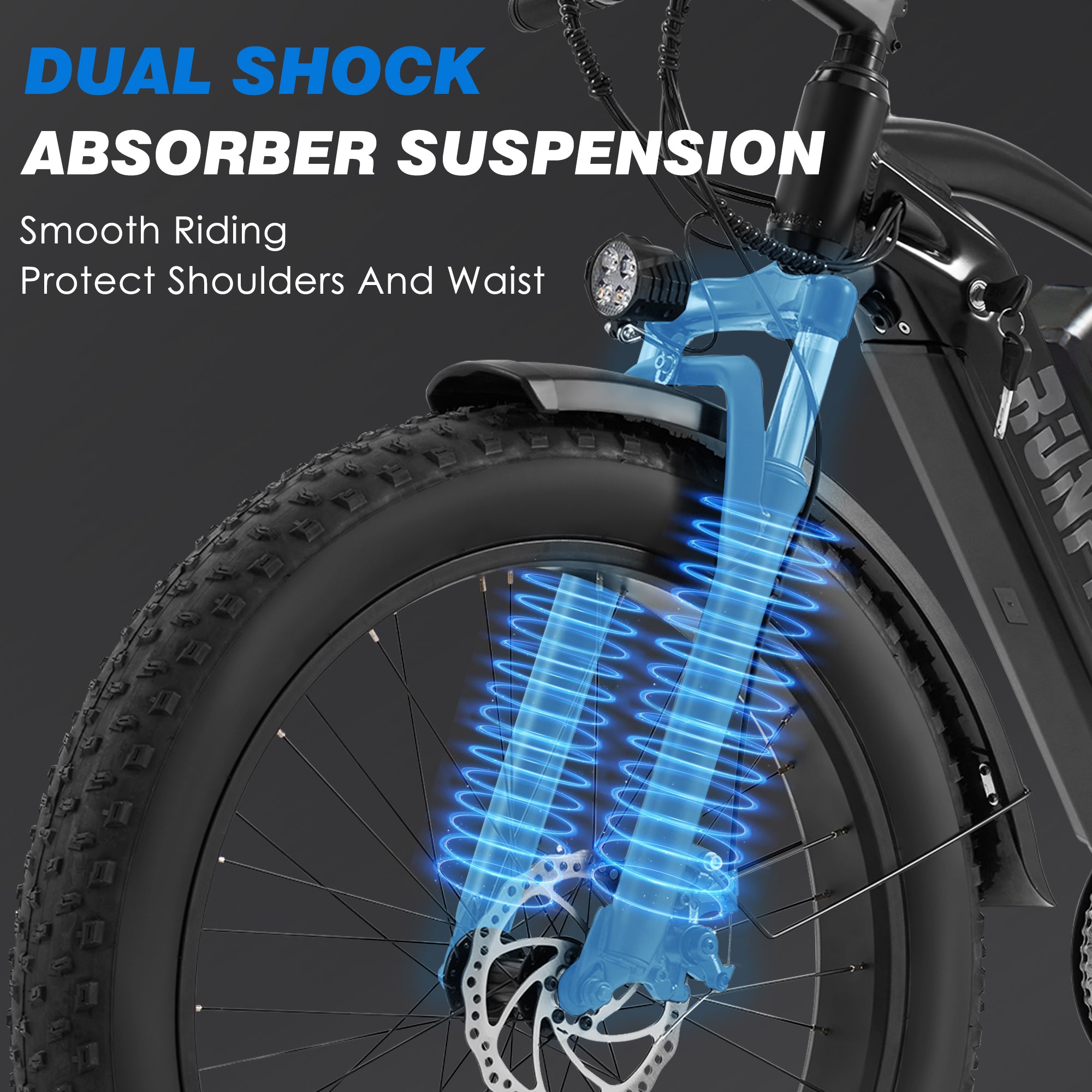 HOMREST Electric Bike for Adults,1500/3000W Peak Motor, 26" Fat Tire E-Bike with 48V 13AH Battery, 25-36 MPH Max 62 Miles Electric Motorcycle, Black