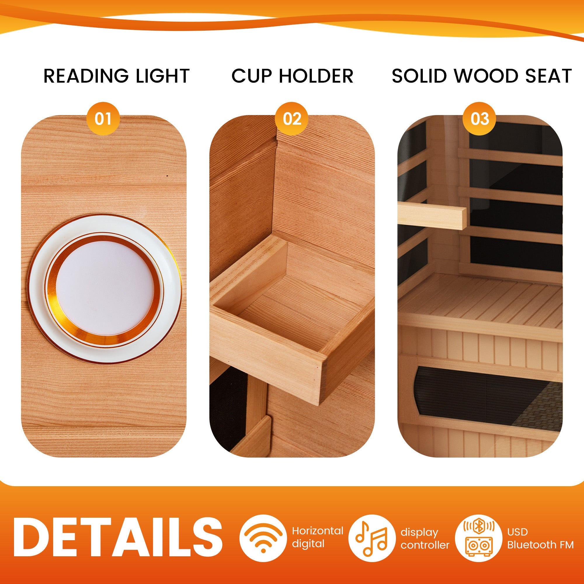 HOMREST Small Infrared Sauna for Home or Gym