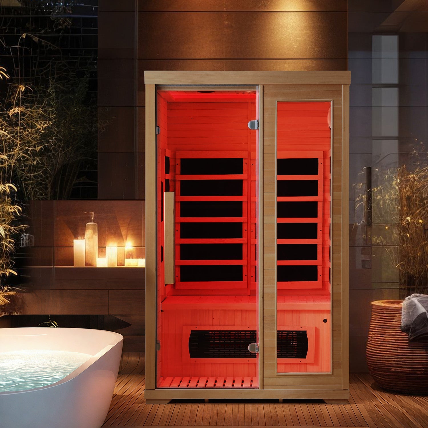 sauna-with-red-light-therapy