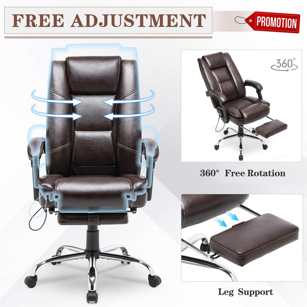 Ergonomic Massage and Heated Executive Office Chair