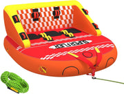 HOMREST 3-Person Towable Tubes for Boating, Front/Back Tow Points Sofa Couch Style Boat Tubes