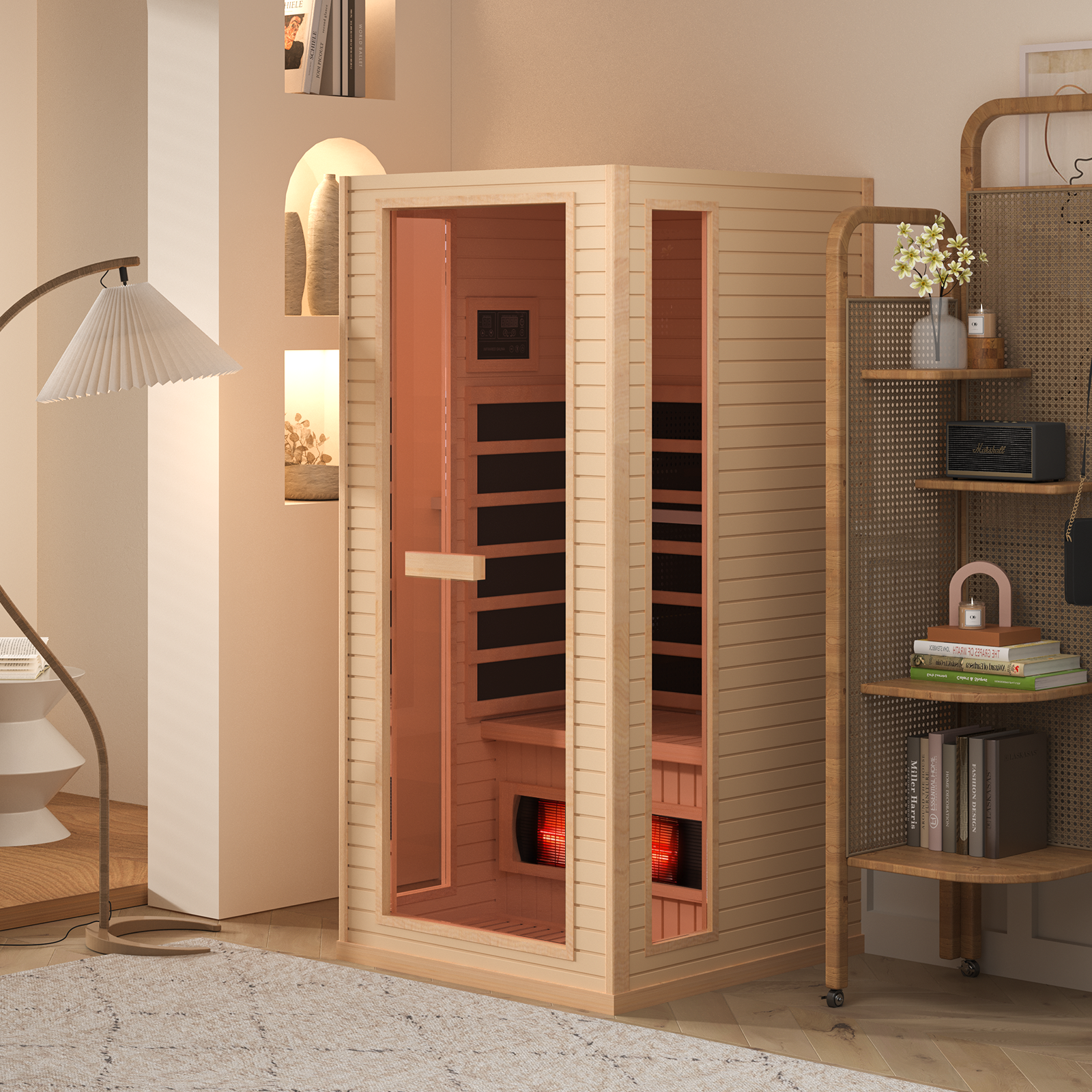 HOMREST Small Infrared Sauna for Home or Gym