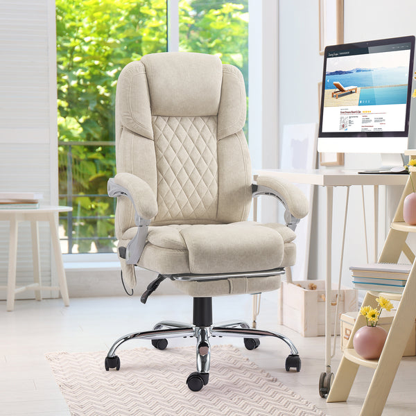 white-high-back-chair