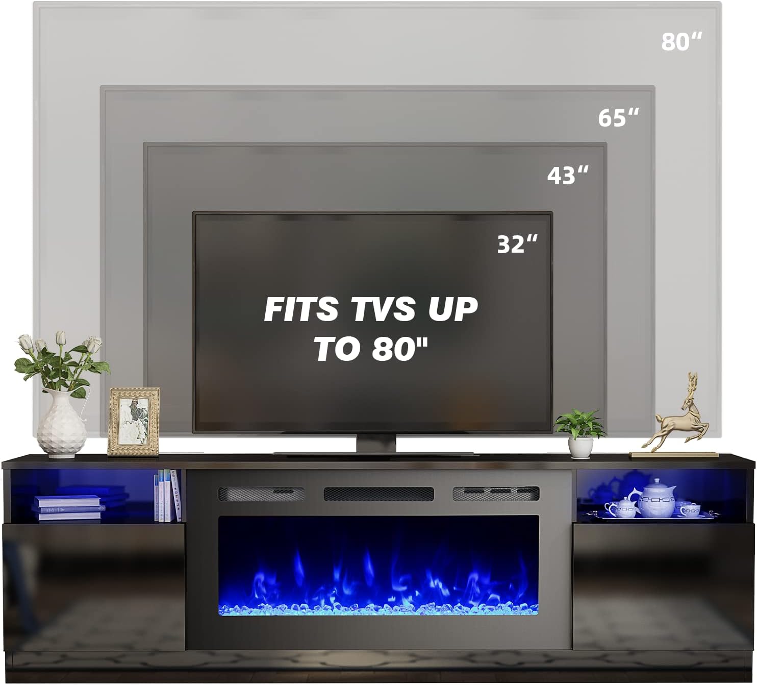 black-entertainment-center-with-fireplace