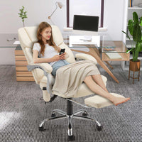 6 Point White<br/>(PU Leather)