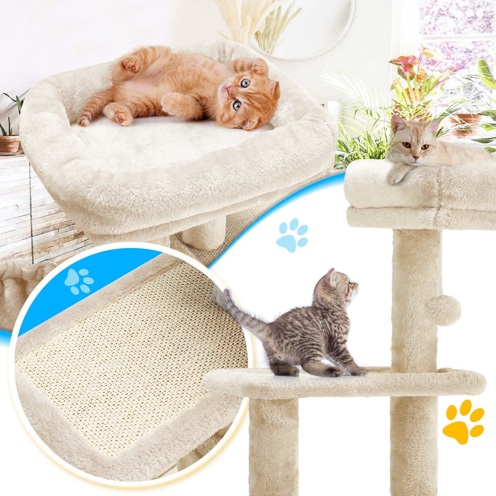 HOMREST Cat Climbing Tower