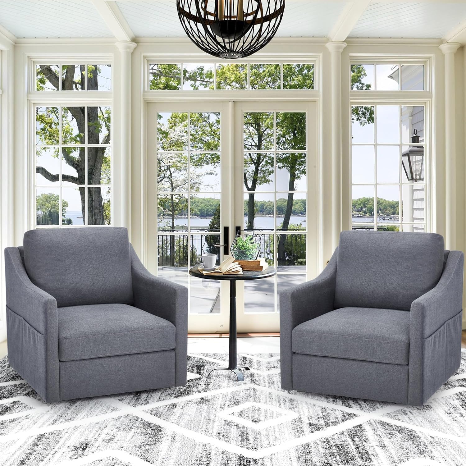swivel-accent-chair-sets-of-2-linen-fabric-armchair-w-removable-cover-for-reception-gray