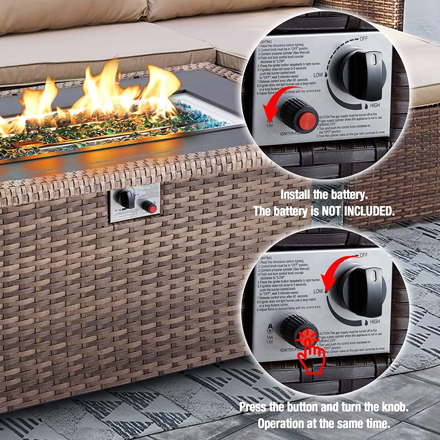 gas-backyard-fire-pit​