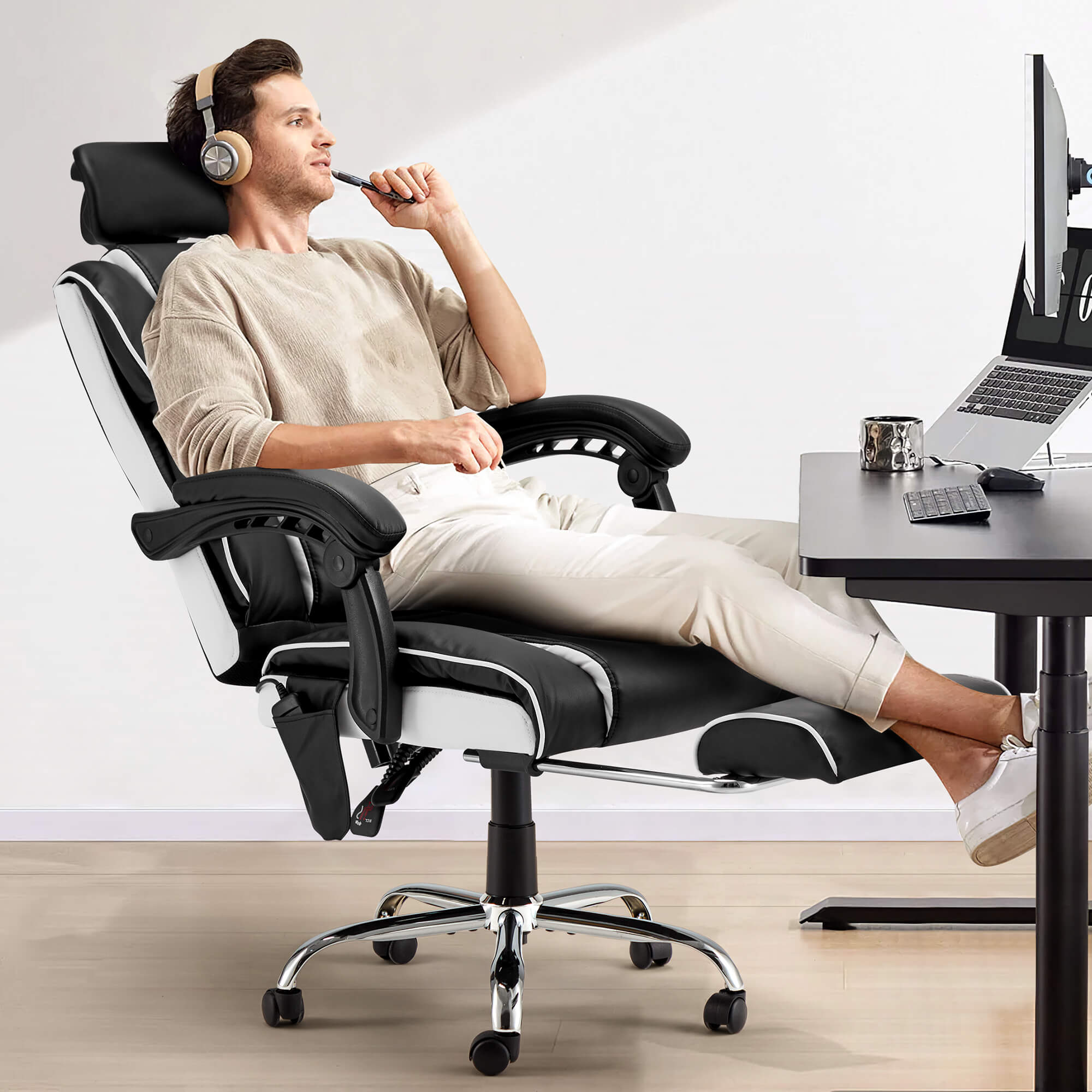 massage-office-chair-gaming-chair-black