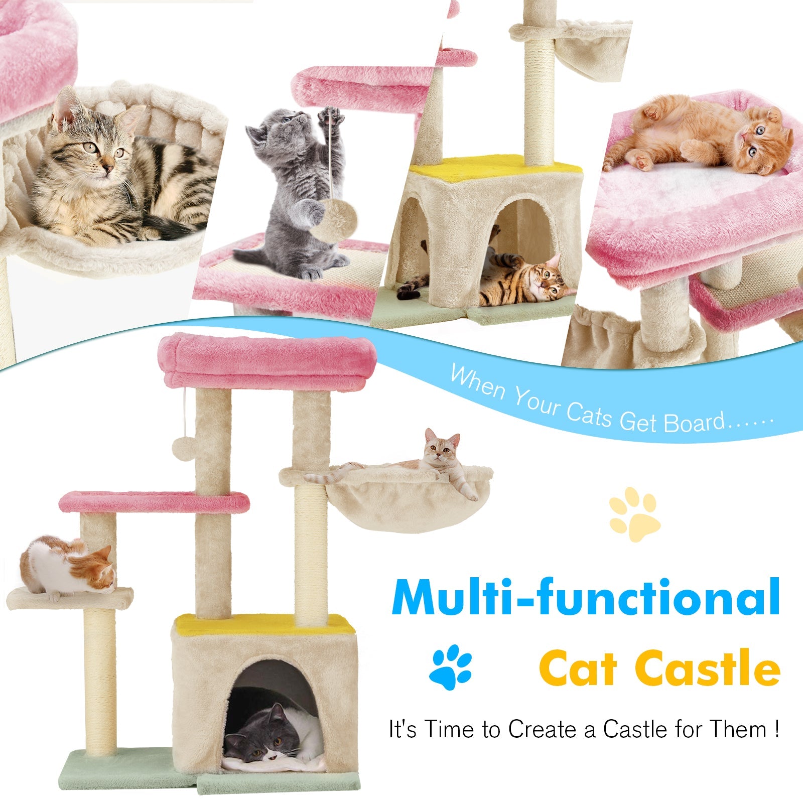 HOMREST Cat Condo Tower Large