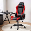 HOMREST Gaming Chair, Ergonomic Computer Gamer Chair with Massage Lumbar Support & Rocking High Back, Height Adjustable, Red