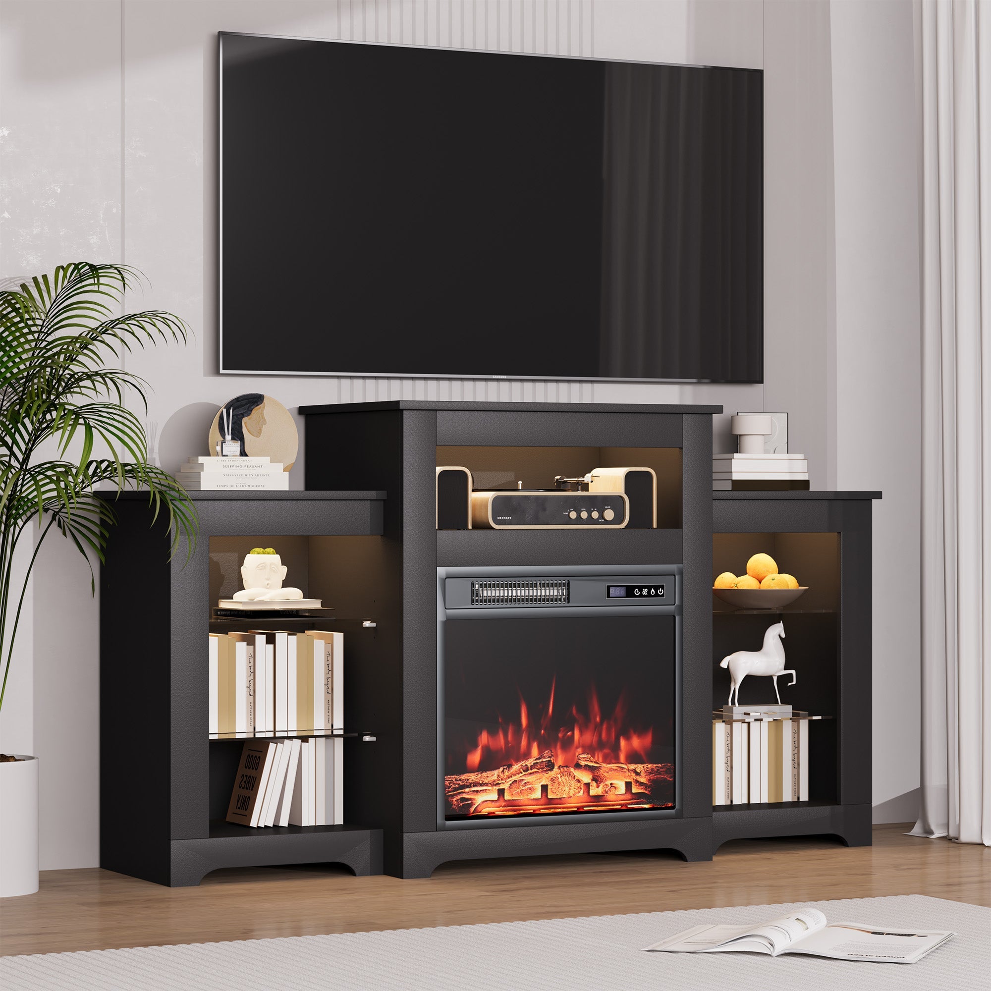 fireplace-tv-stand-for-65-inch-tv​