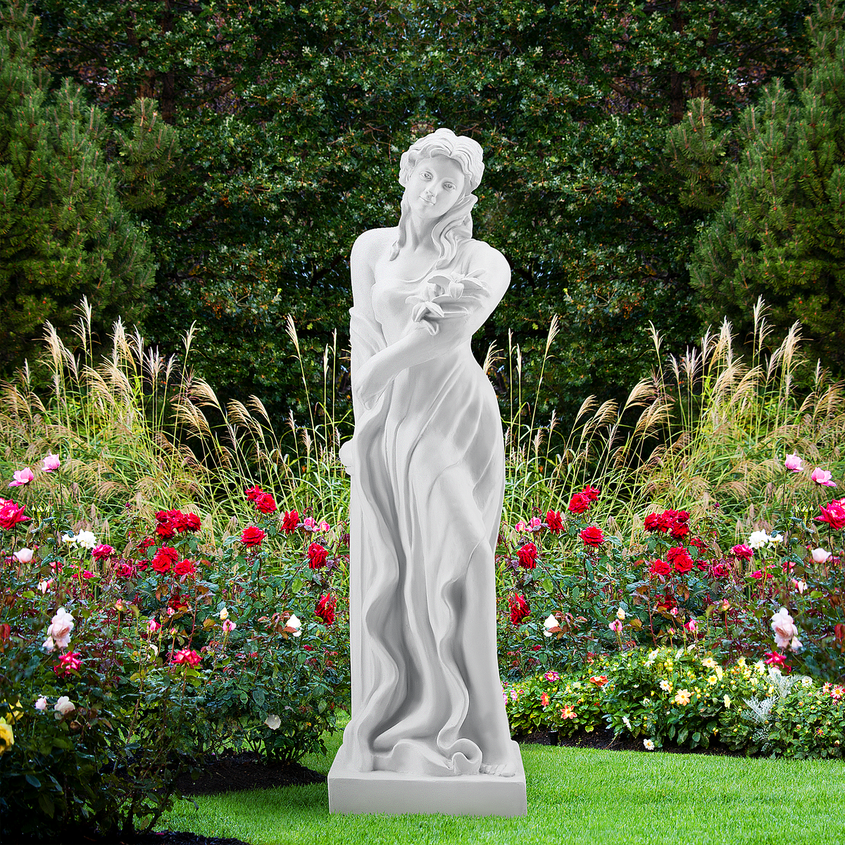 HOMREST Adalberta Weather-Resistant Magnesium Oxide Religious Statue
