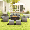 HomrestI 7 Pcs Patio Furniture Set w/ 44