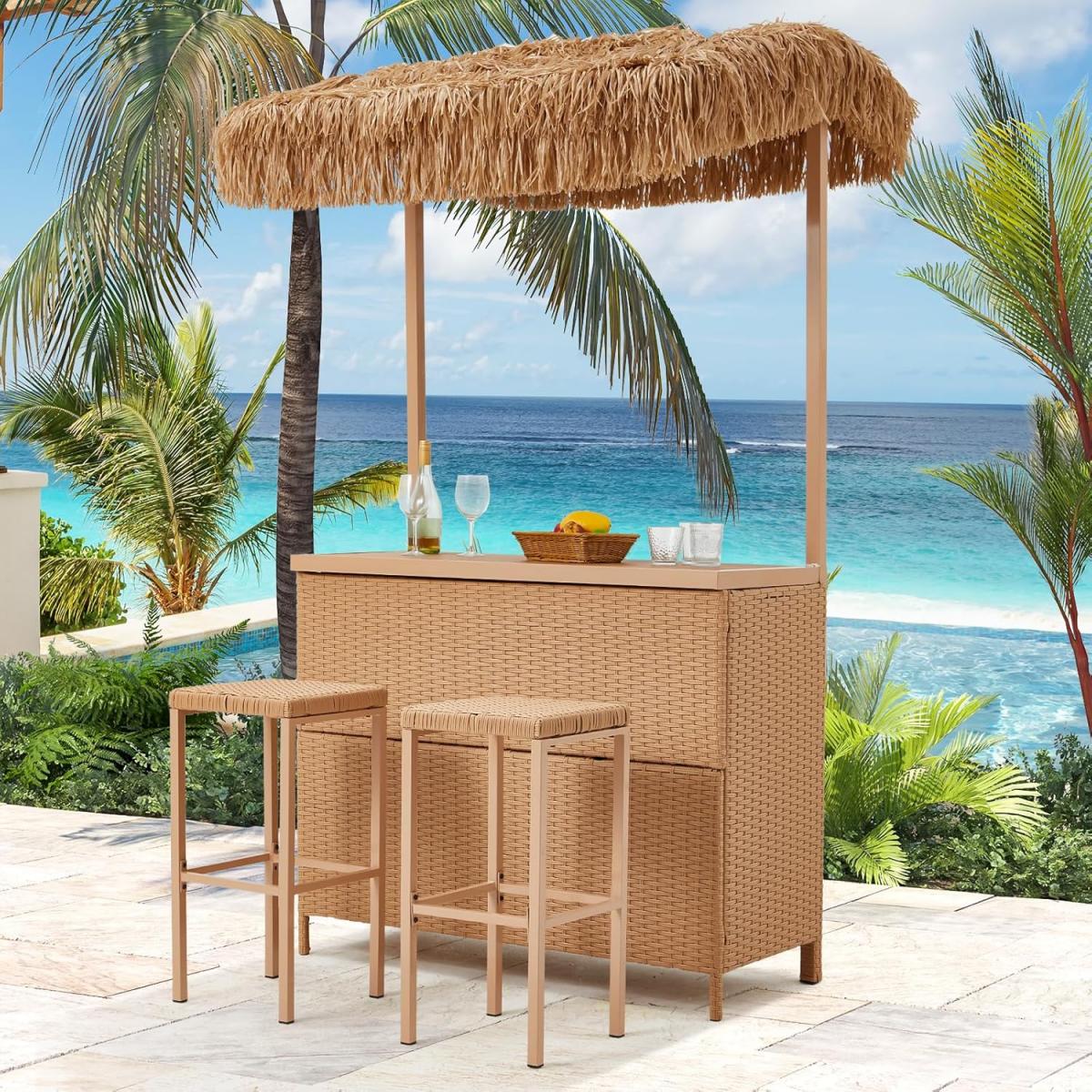 3-pcs-outdoor-tiki-bar-set-w-2-height-stools-storage-shelf-canopy-beige