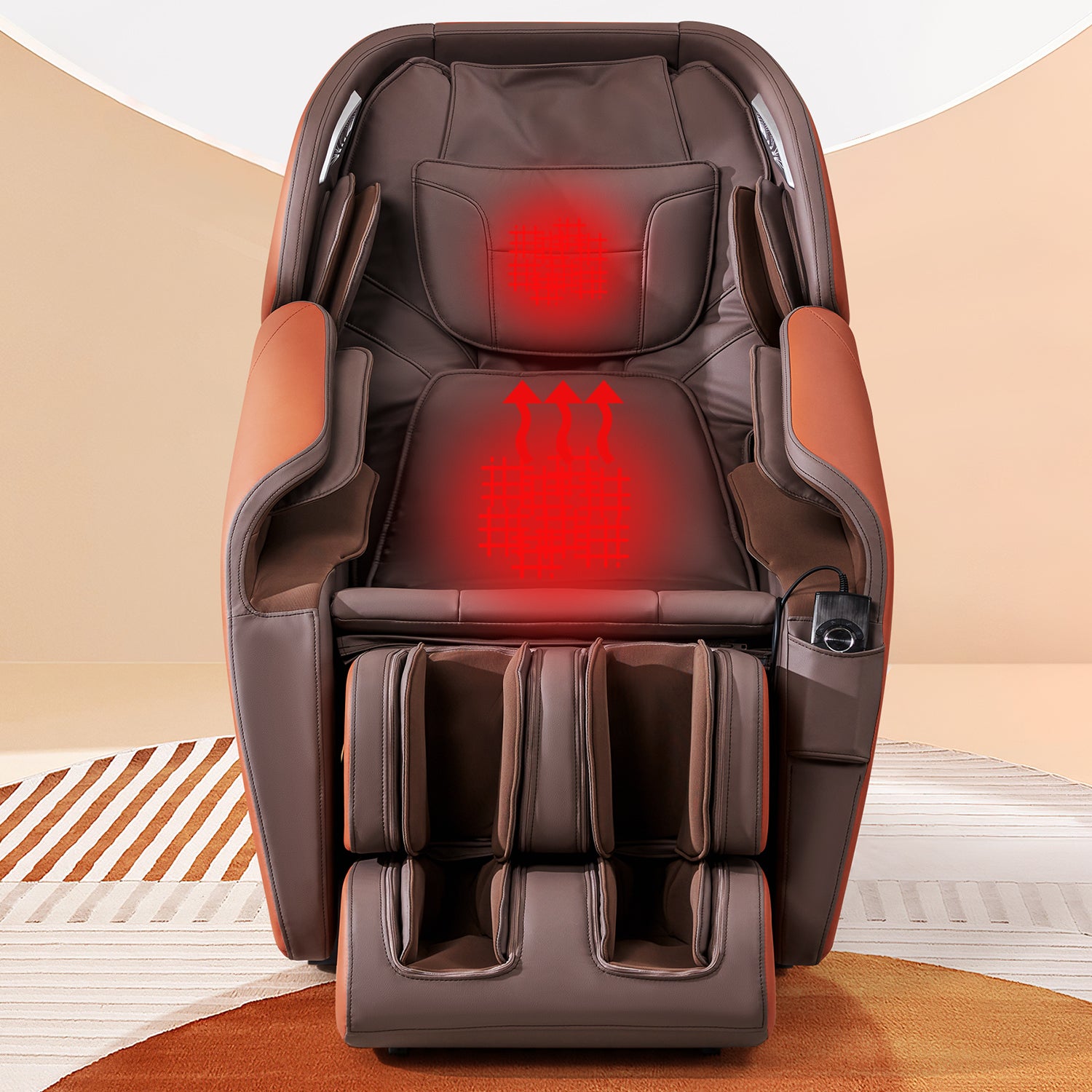 Homrest Recliner Massage Chair with Full Body Massage Function– Orange