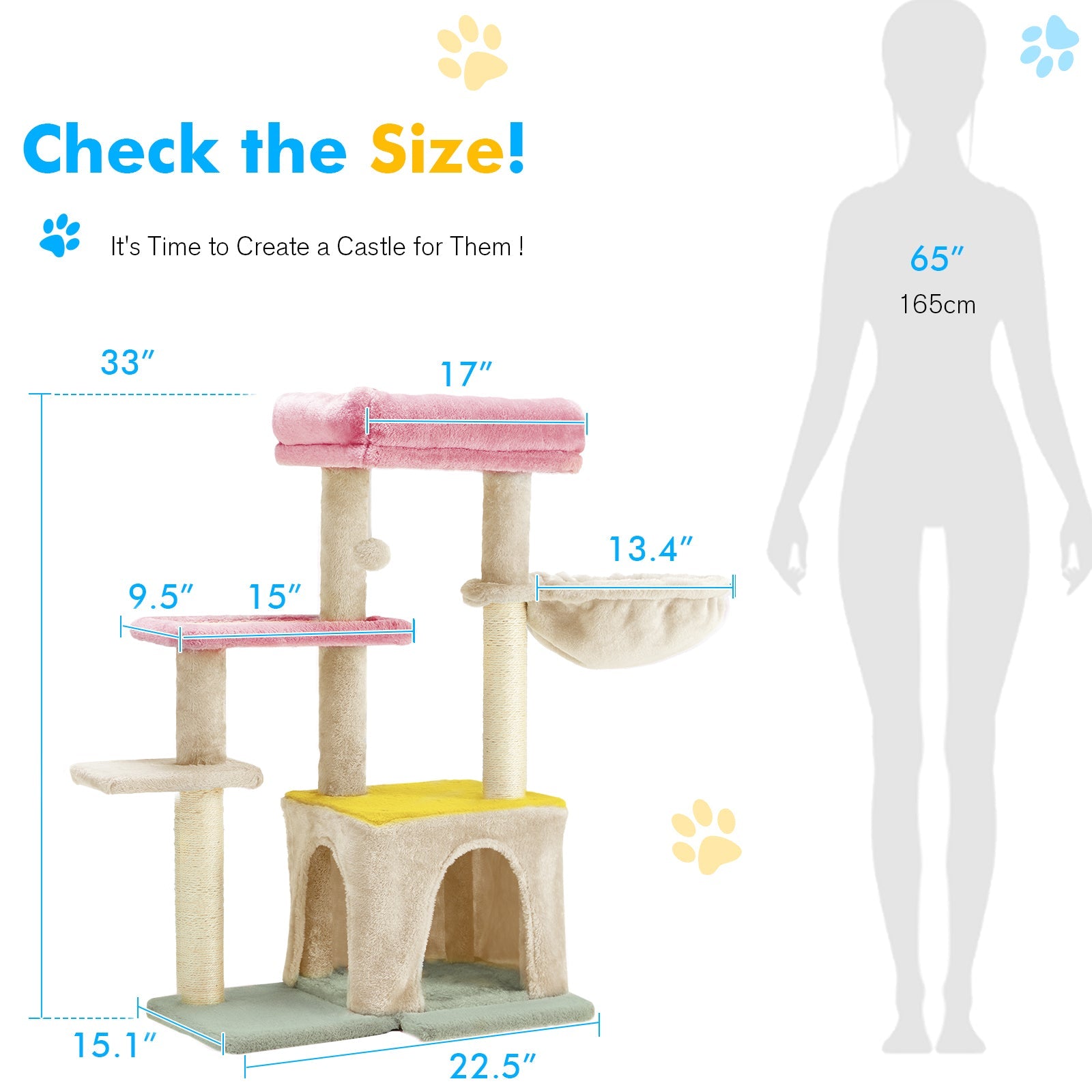 HOMREST Cat Condo Tower Large