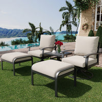 5 PCS Bistro Set<br/>Beige