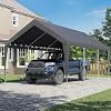 HOMREST 12x20 grey heavy duty carport product image 2