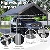 HOMREST 12x20 grey heavy duty carport product image 4
