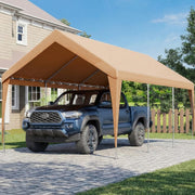 HOMREST 12x20 yellow heavy duty carport product image 1