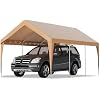 HOMREST 12x20 yellow heavy duty carport product image 3