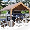 HOMREST 12x20 yellow heavy duty carport product image 5