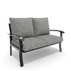 HOMREST Outdoor 2-Seater Sofa - Removable, Washable Cushions, Gray