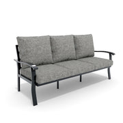 HOMREST Outdoor 3-Seater Sofa - Removable, Washable Cushions, Gray