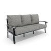 HOMREST Outdoor 3-Seater Sofa - Removable, Washable Cushions, Gray