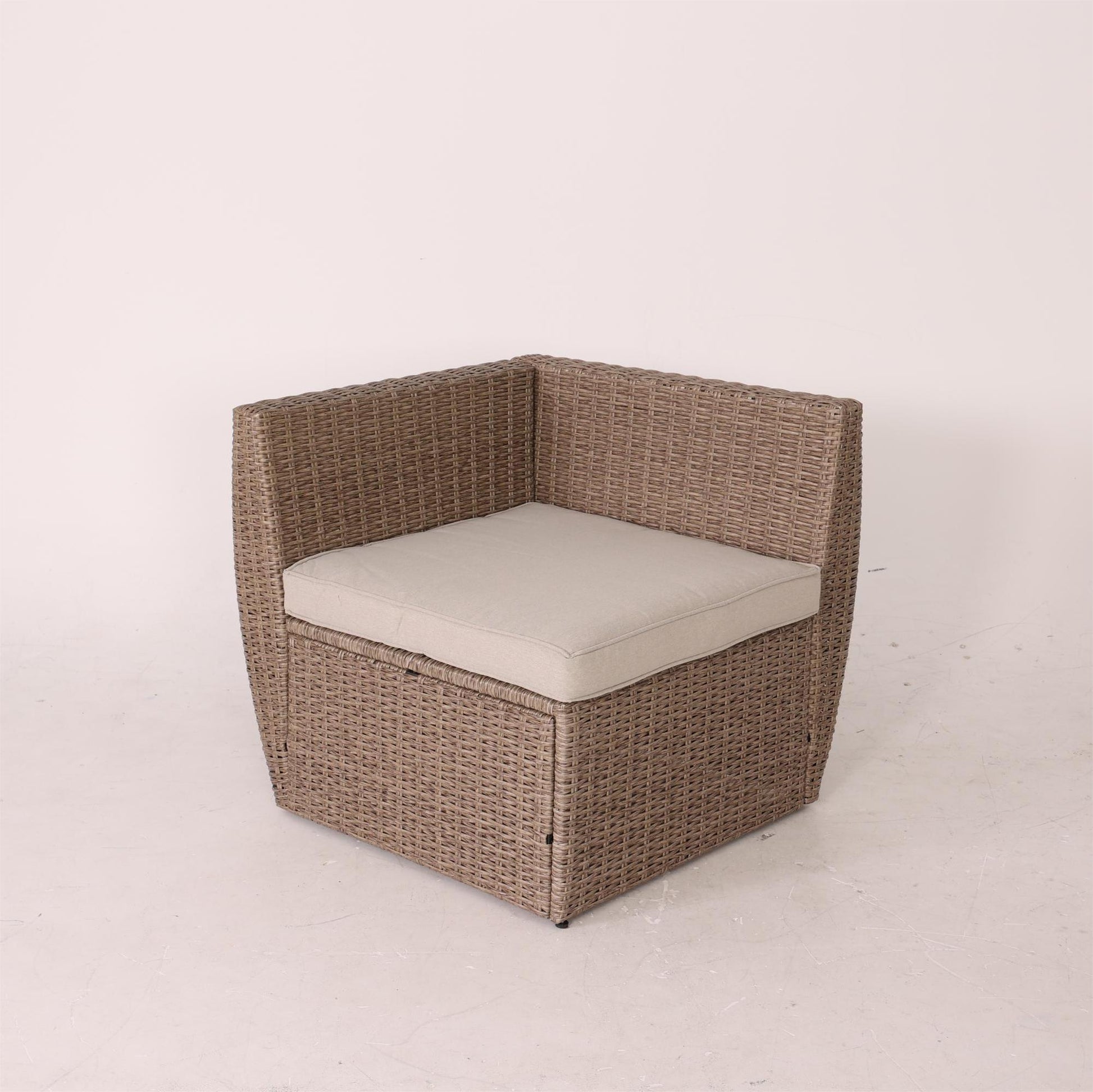Corner sofa of Homrest outdoor furniture set, khaki