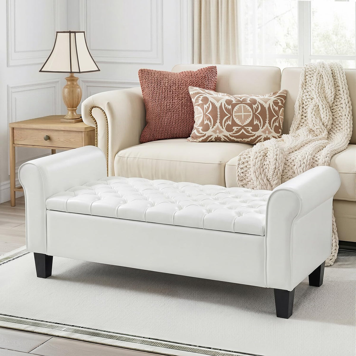 HOMREST 55 storage ottoman bench gallery