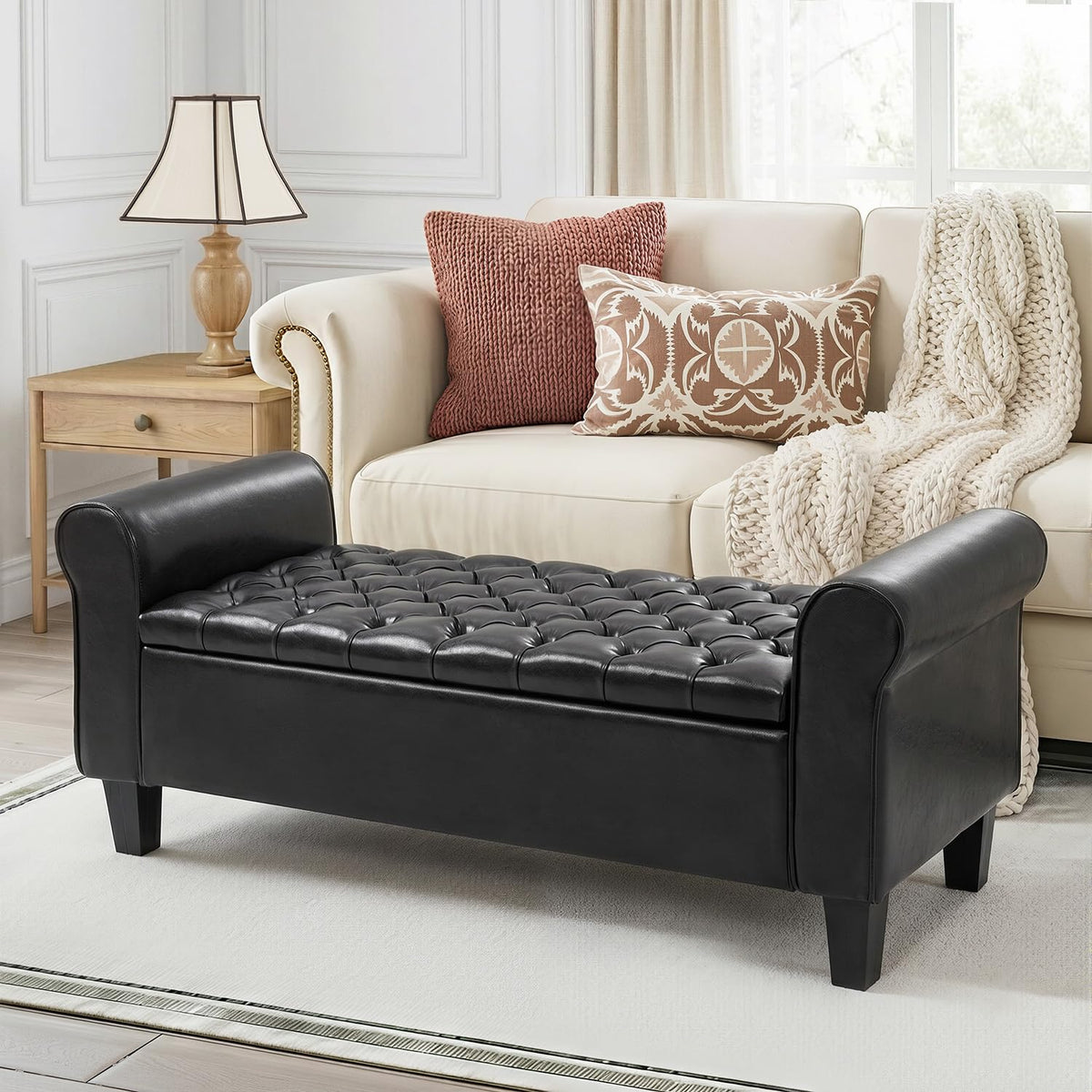 HOMREST 55 storage ottoman bench gallery