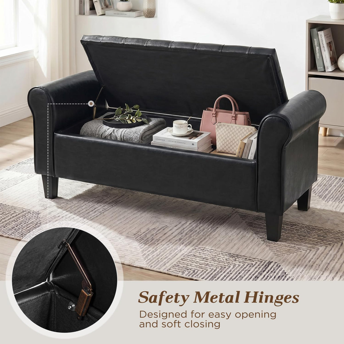 HOMREST 55 storage ottoman bench gallery