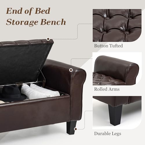 HOMREST 55 storage ottoman bench gallery