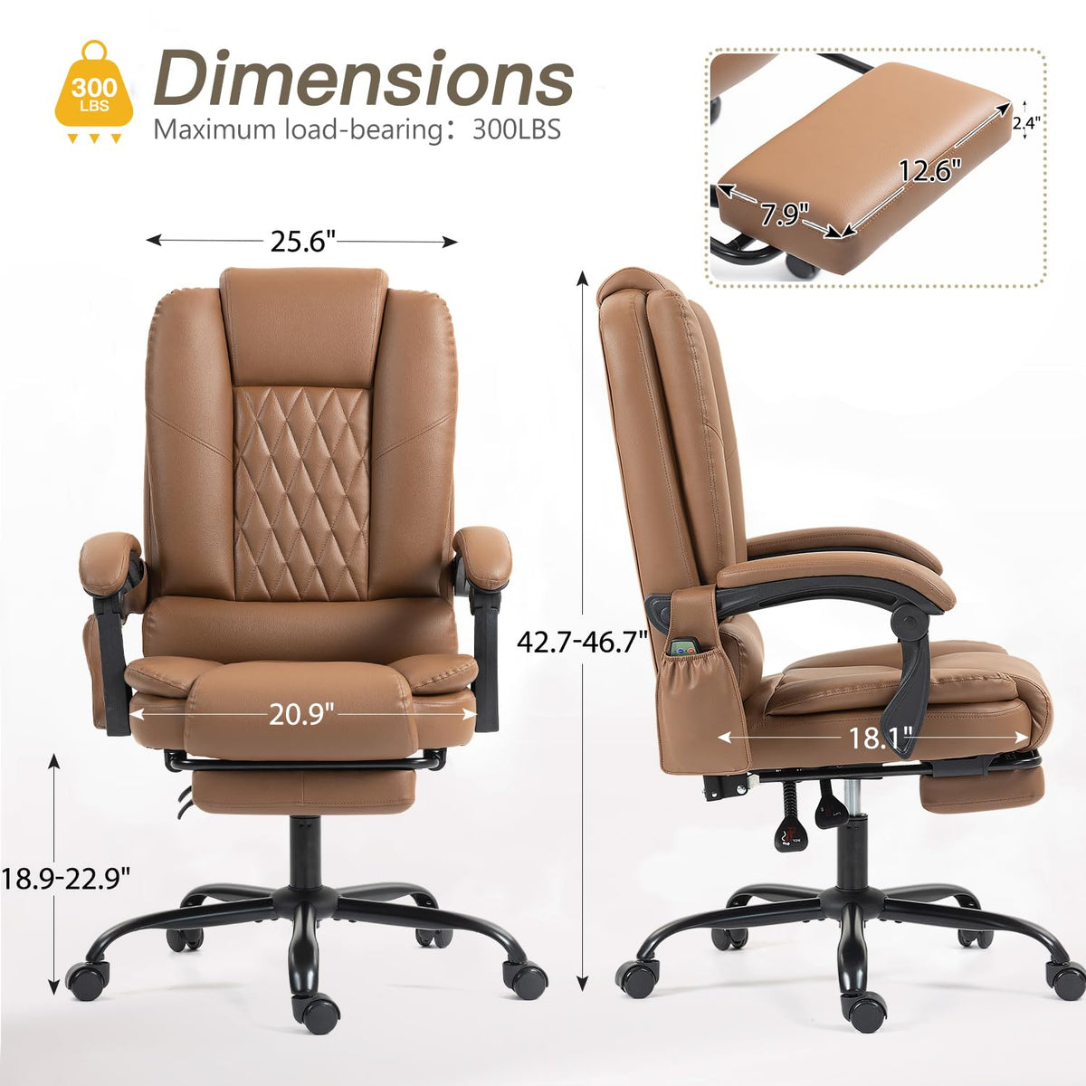 HOMREST 6 point heated massage gallery
