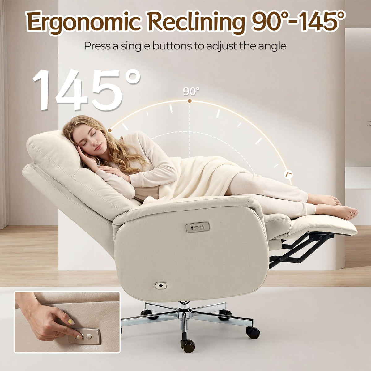 HOMREST electric office chair with gallery