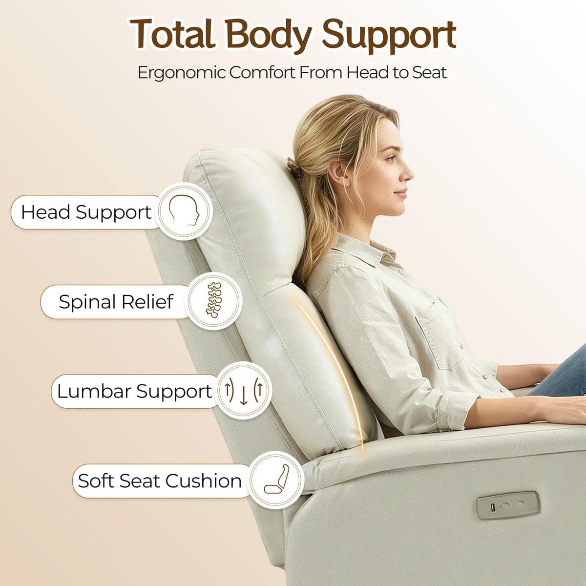 HOMREST electric office chair with gallery