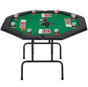 HOMREST green octagon poker table main image