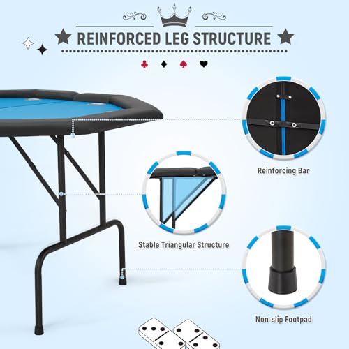 HOMREST octagon poker table foldable gallery