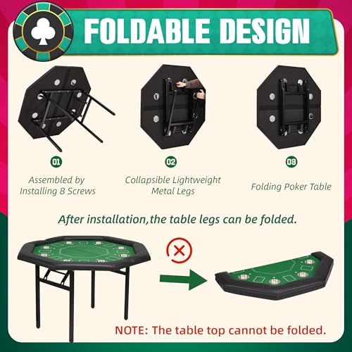 HOMREST 8 player poker table gallery