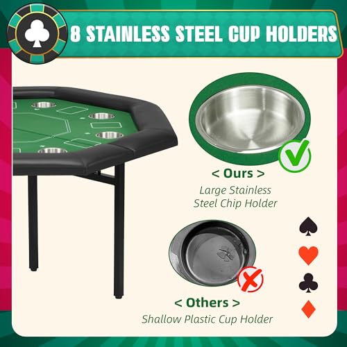HOMREST 8 player poker table gallery