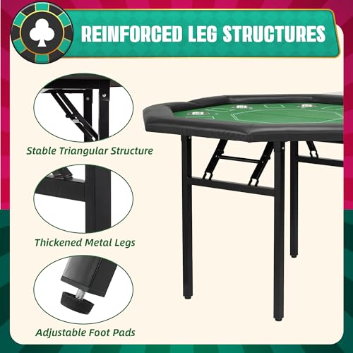 HOMREST 8 player poker table gallery