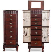 HOMREST standing jewelry cabinet armoire main