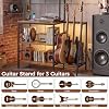 HOMREST 5-tier vinyl record player stand with guitar stand and charging station product image 6